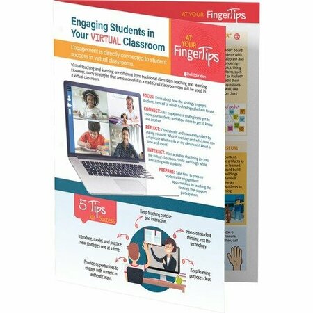 SHELL EDUCATION TEACHER CREATED MATERIALS Guidebook, Virtual Classroom Engagement, K-12, 4-Page, MI SHL126300
